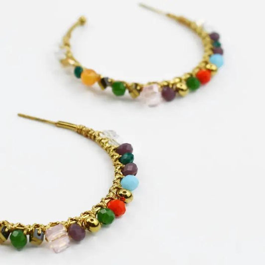 Fiesta Hoop Earrings