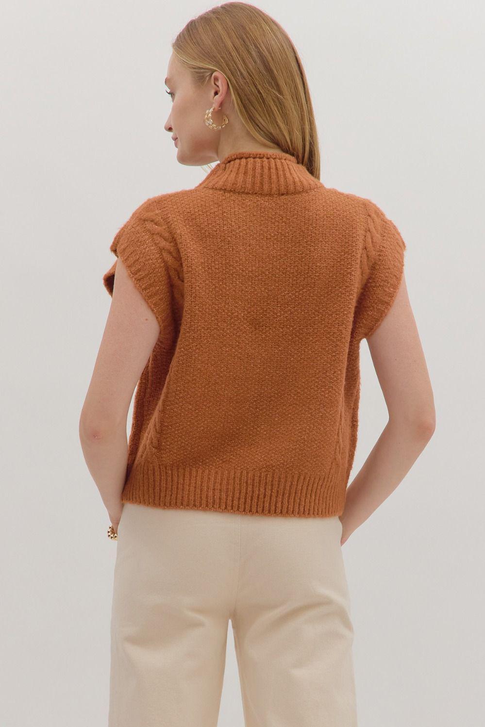 Camel Sweater Vest