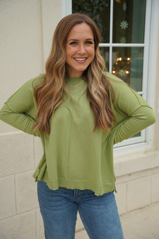 Eucalyptus Round Neck Sweater