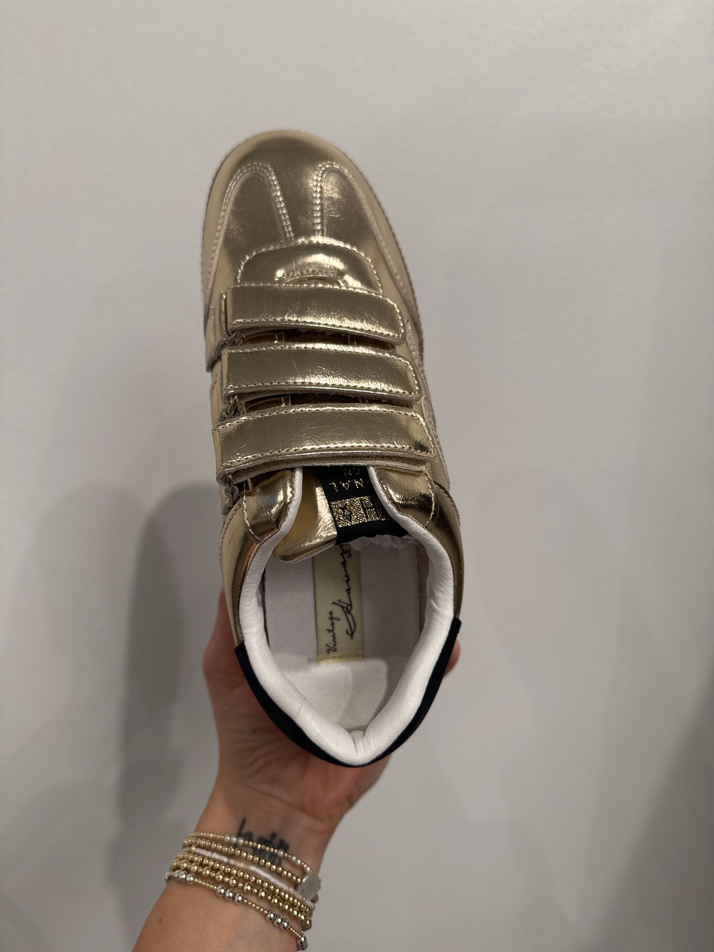 Vintage Havana Gold Foil Low Top