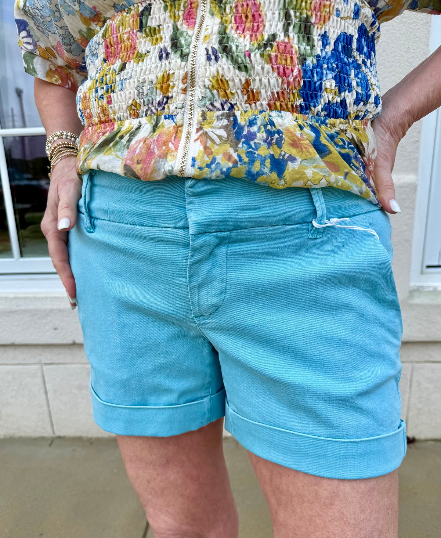 Milky Blue Hampton Short