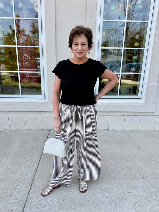 Latte Wide-leg Pant