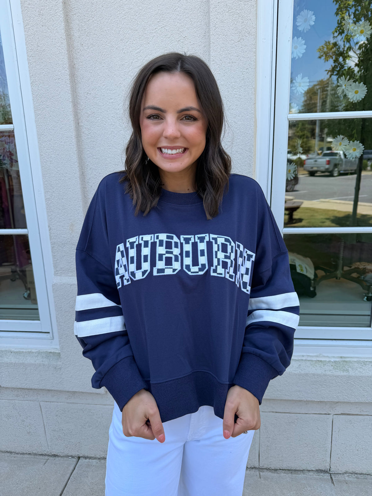 Navy Gameday Pullover Sweatshirt