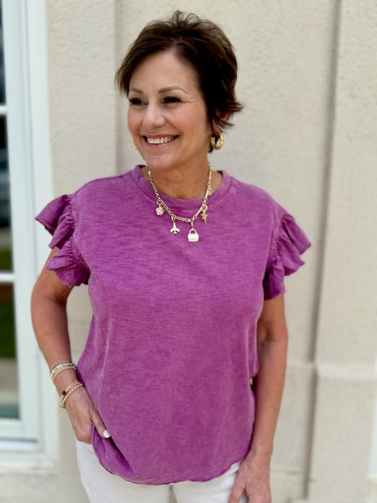 Orchid Mineral Washed Top