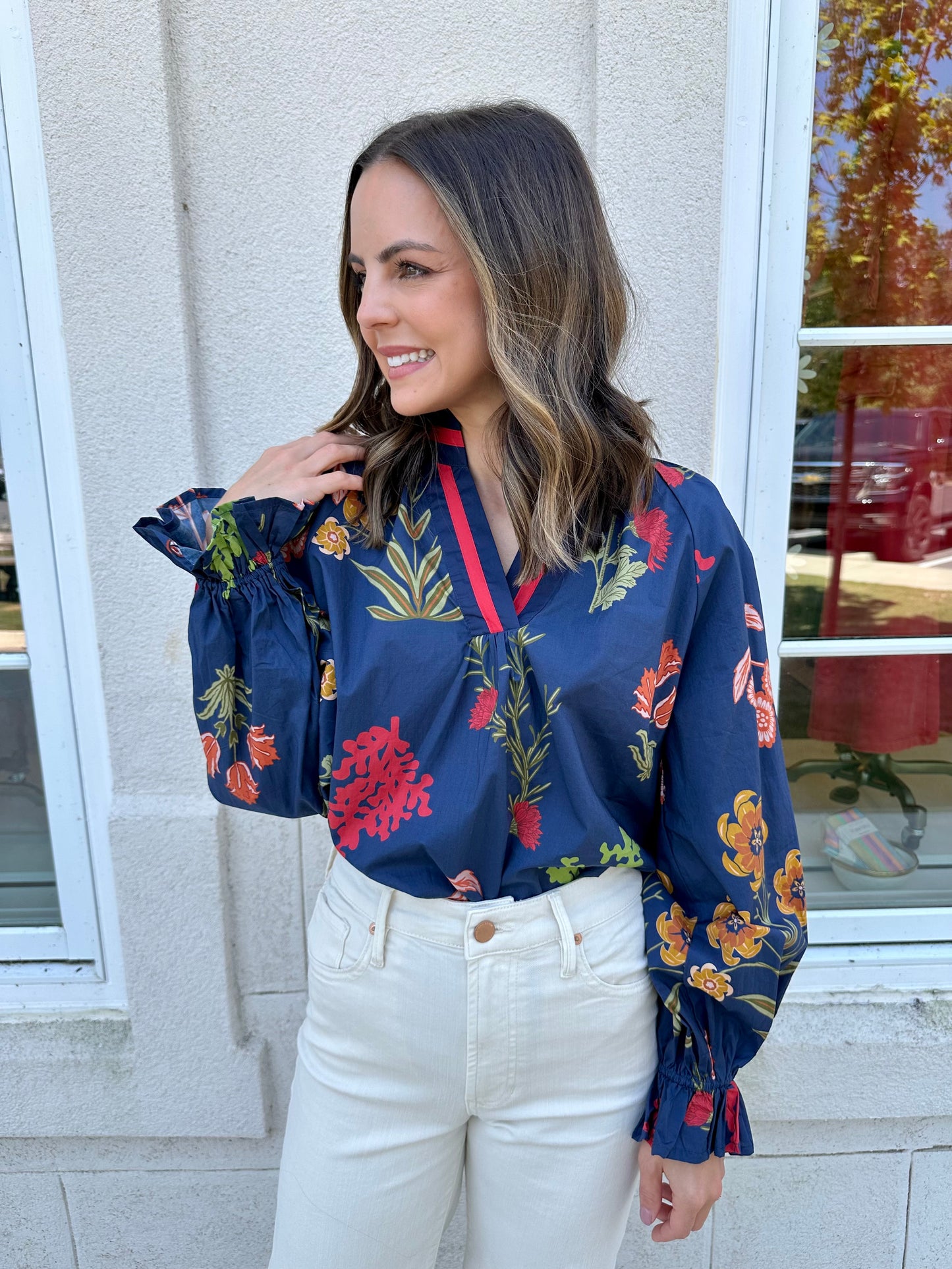 Midnight Mix Floral Top
