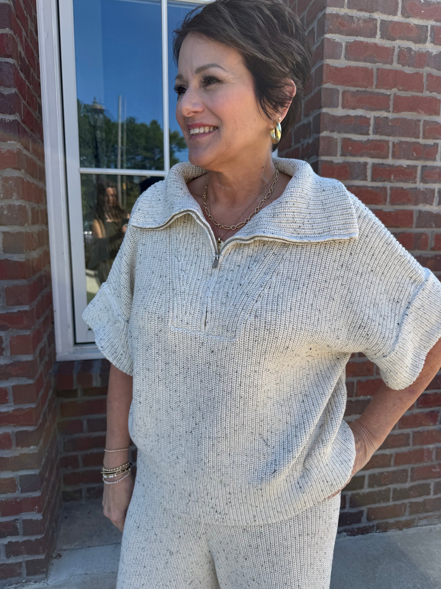 Salt and Pepper Sweater Set