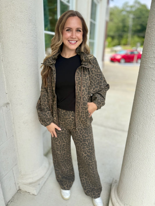 Chocolate Zip Up High Neck Jacket
