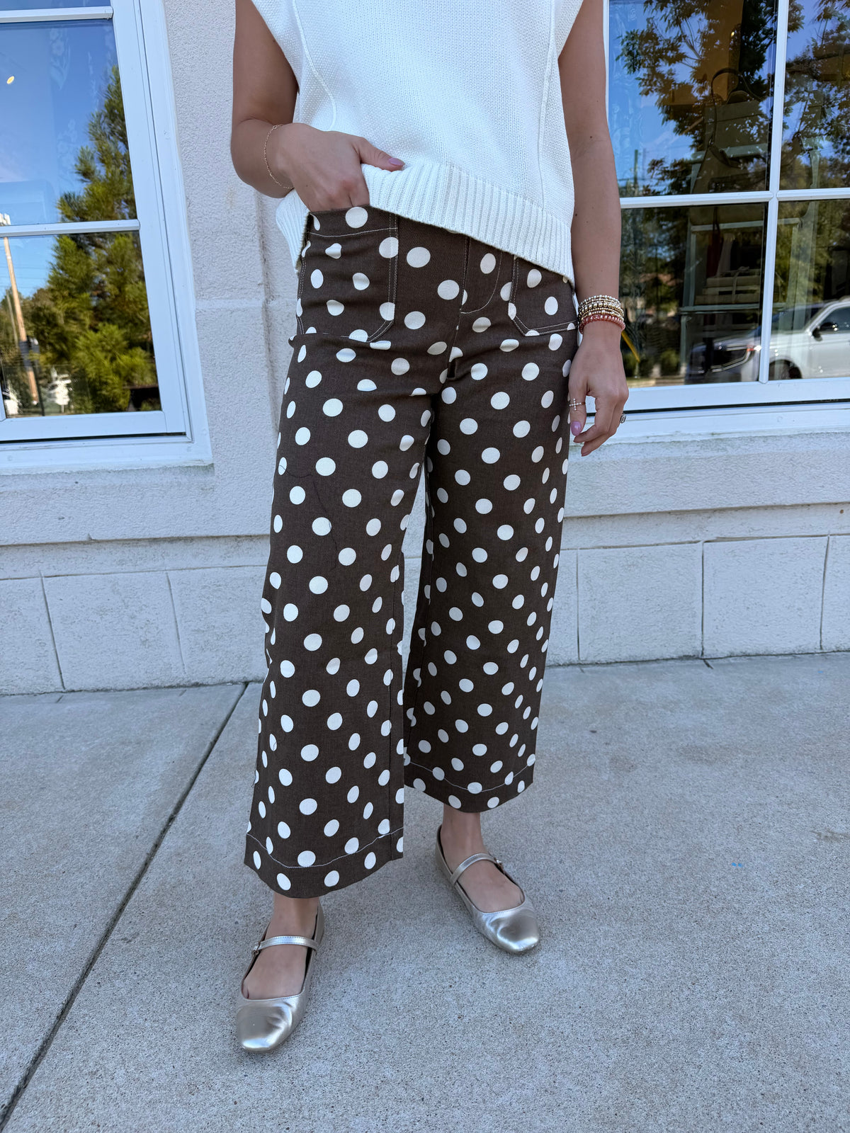 Brownie Polka Dot Pants