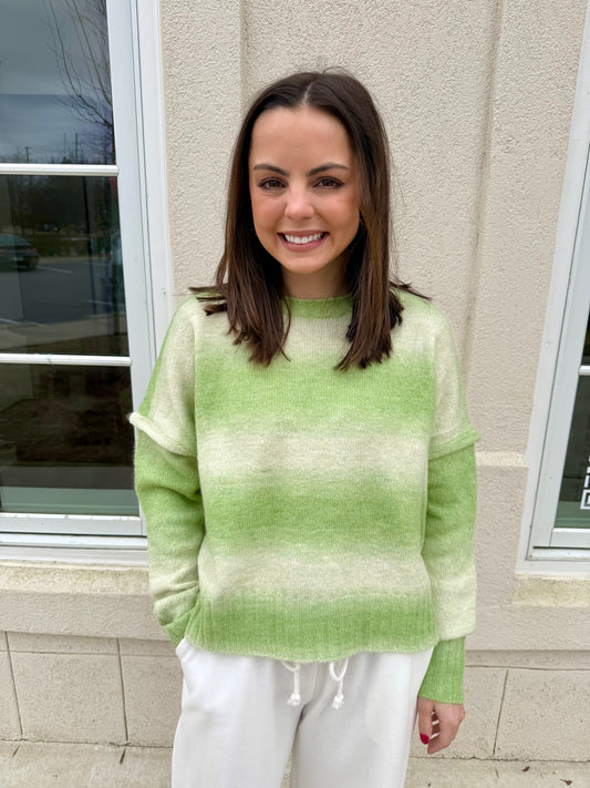 Honeydew Brushed Sweater