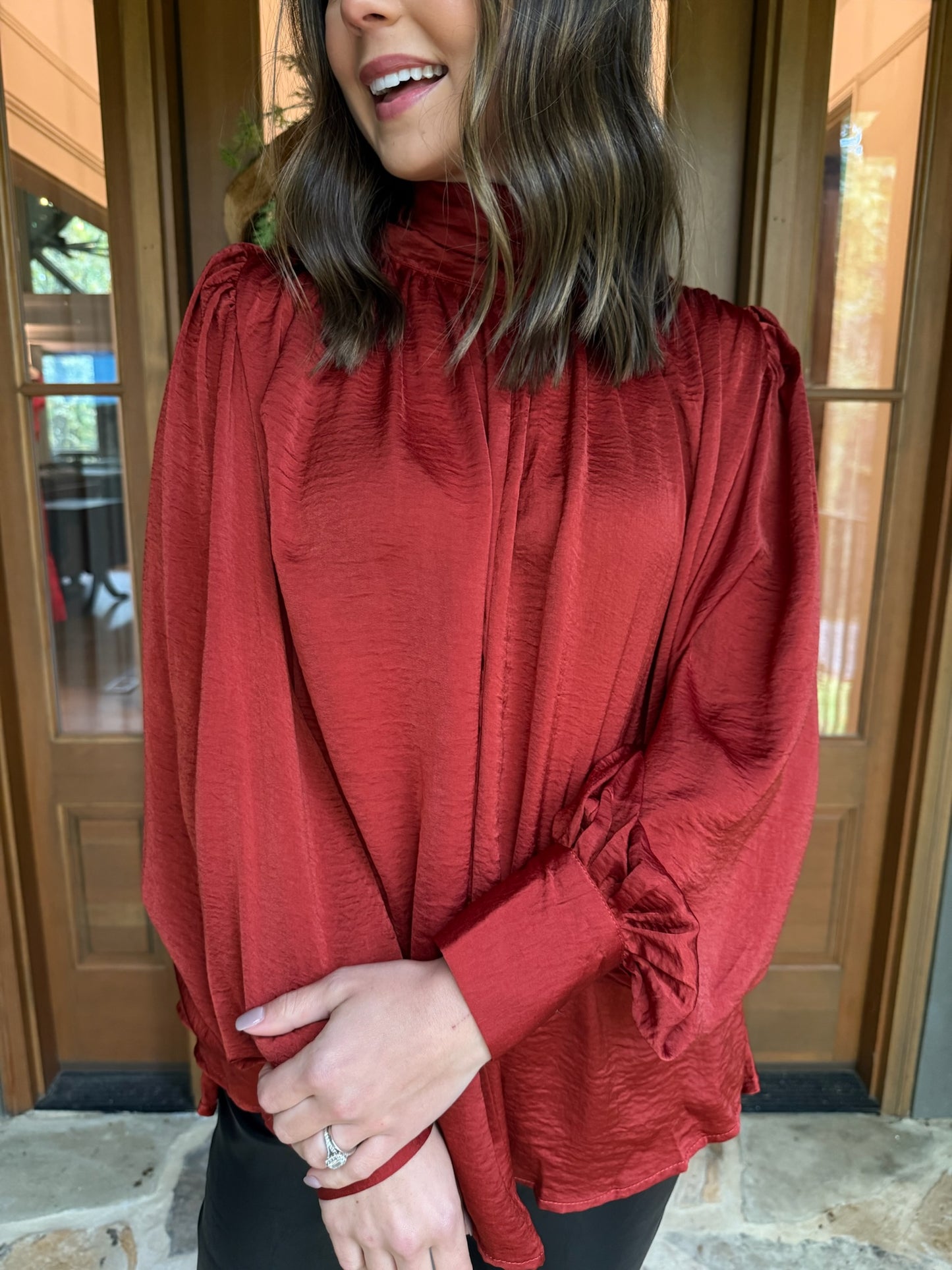 Sienna High Neck Blouse