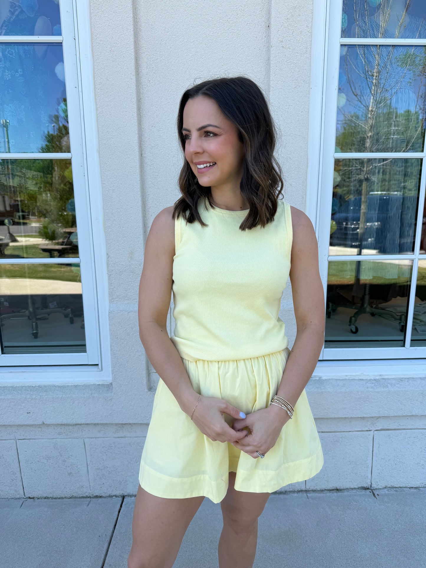 Banana Tank and Skirt Set