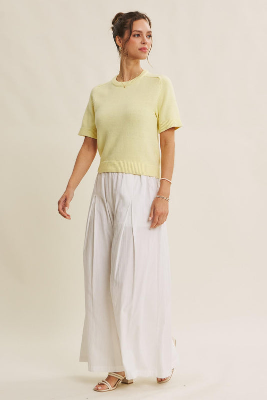 Lemon Ragland Sleeve Sweater