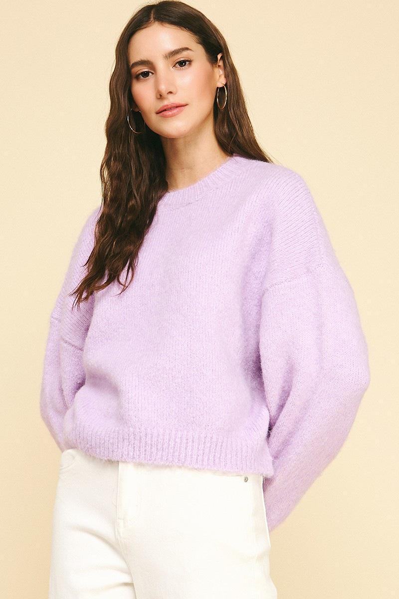 Lavender Pullover Sweater