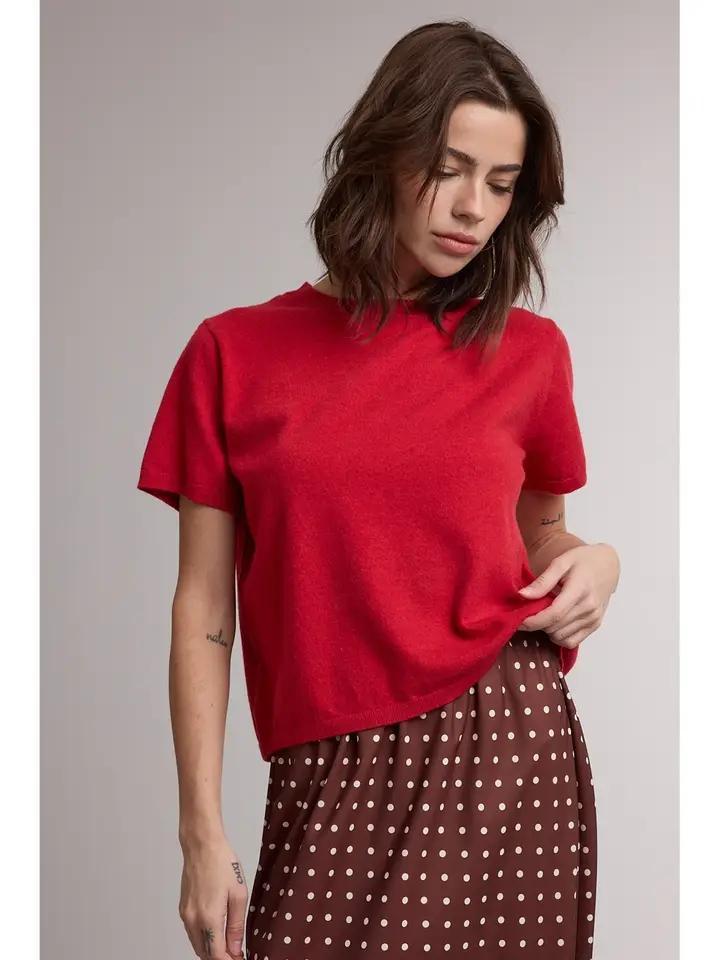 Chili Crew Neck Knit Top