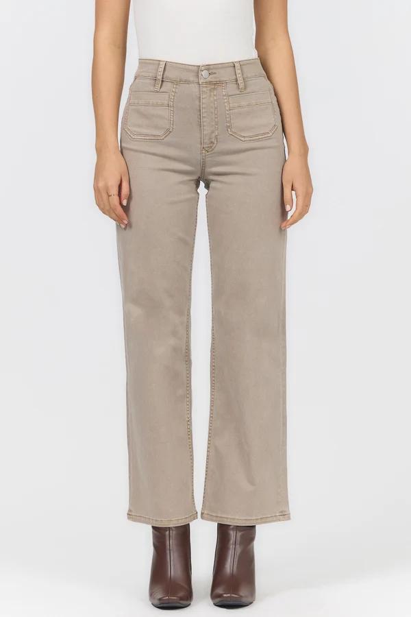 Mink Holly Straight Leg Jean