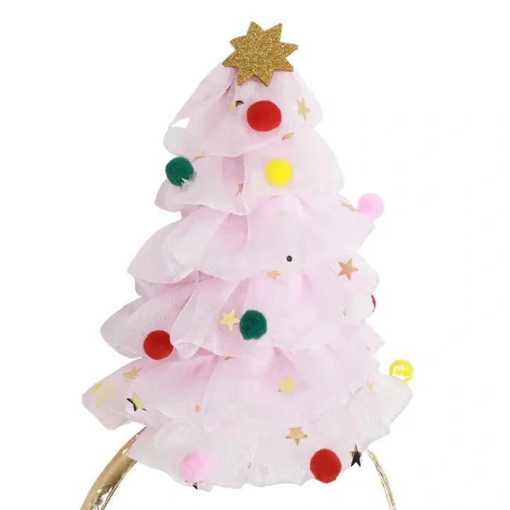 Tree Pink Tulle Headband
