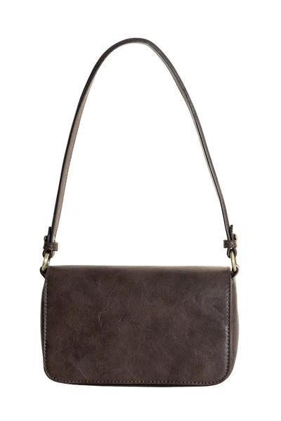 Carob Nyla Flap Shoulder/Crossbody