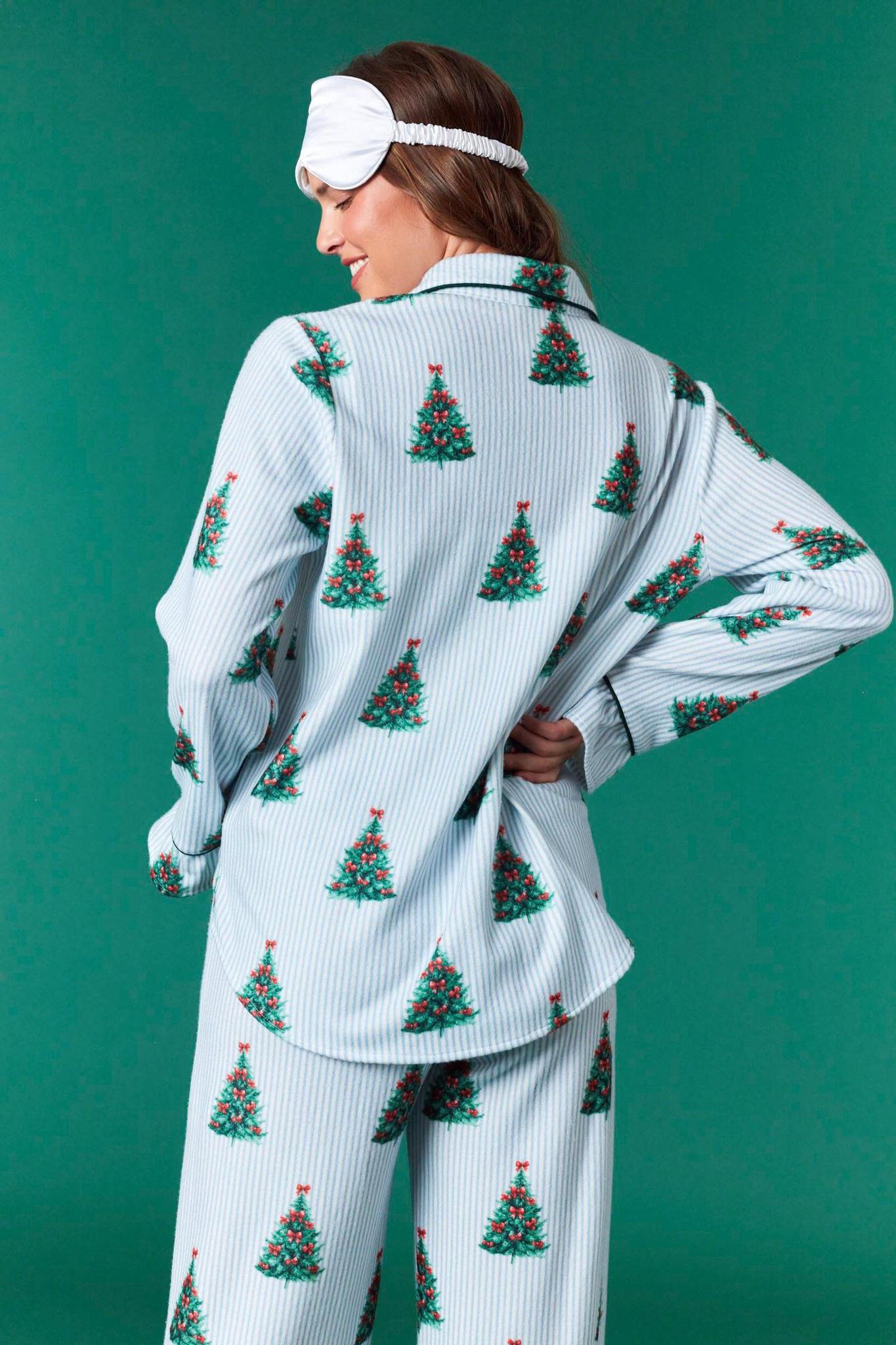 Christmas Tree Striped Pajamas