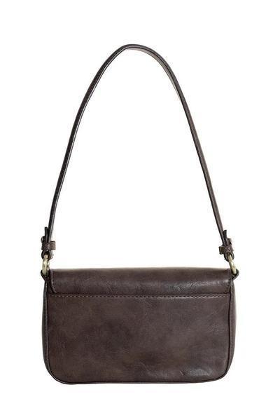 Carob Nyla Flap Shoulder/Crossbody
