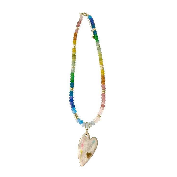 Ferrah White Necklace