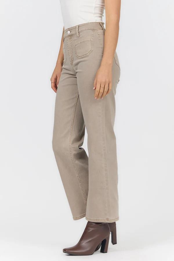 Mink Holly Straight Leg Jean