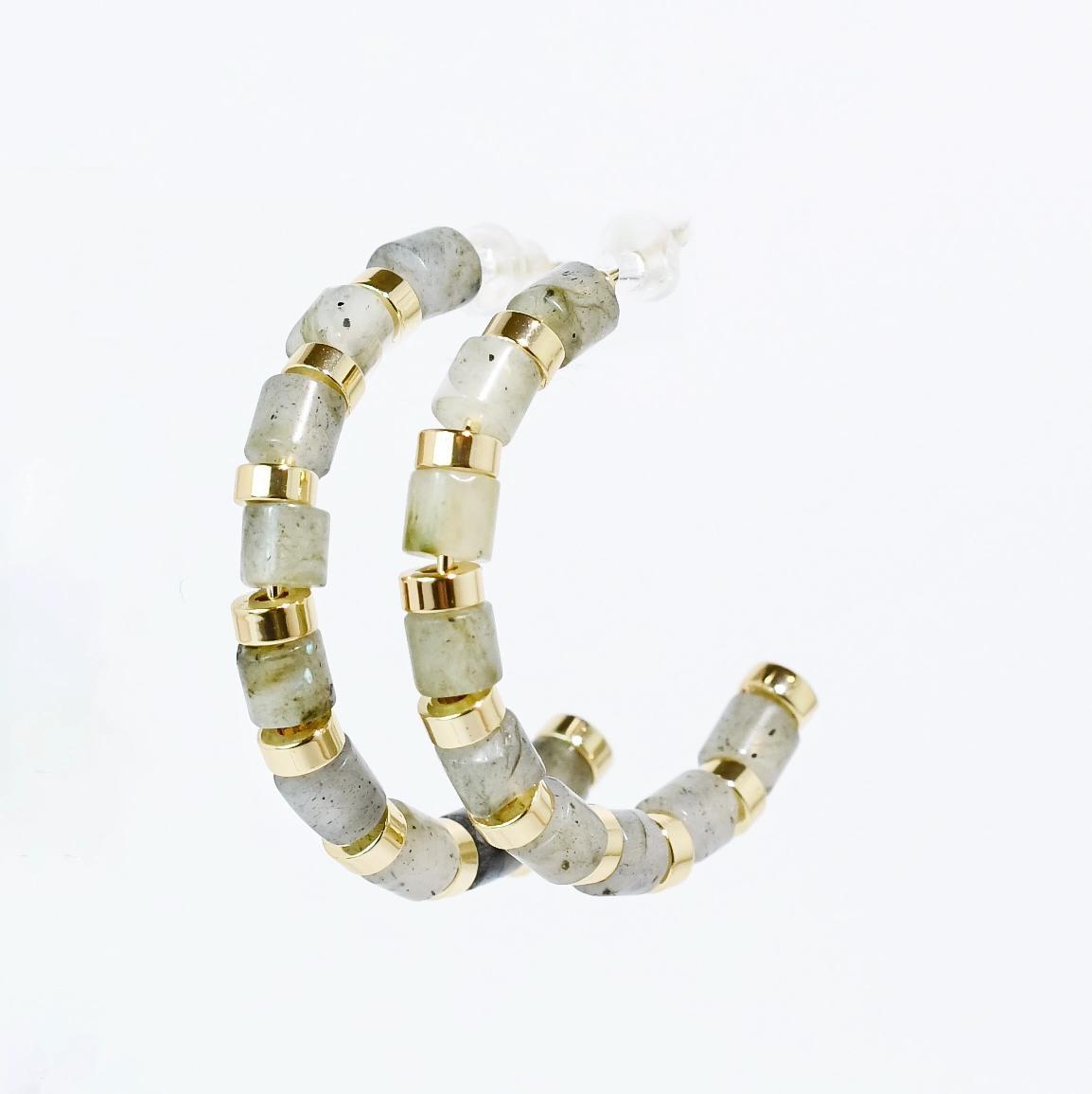 Luxe Earth Hoop