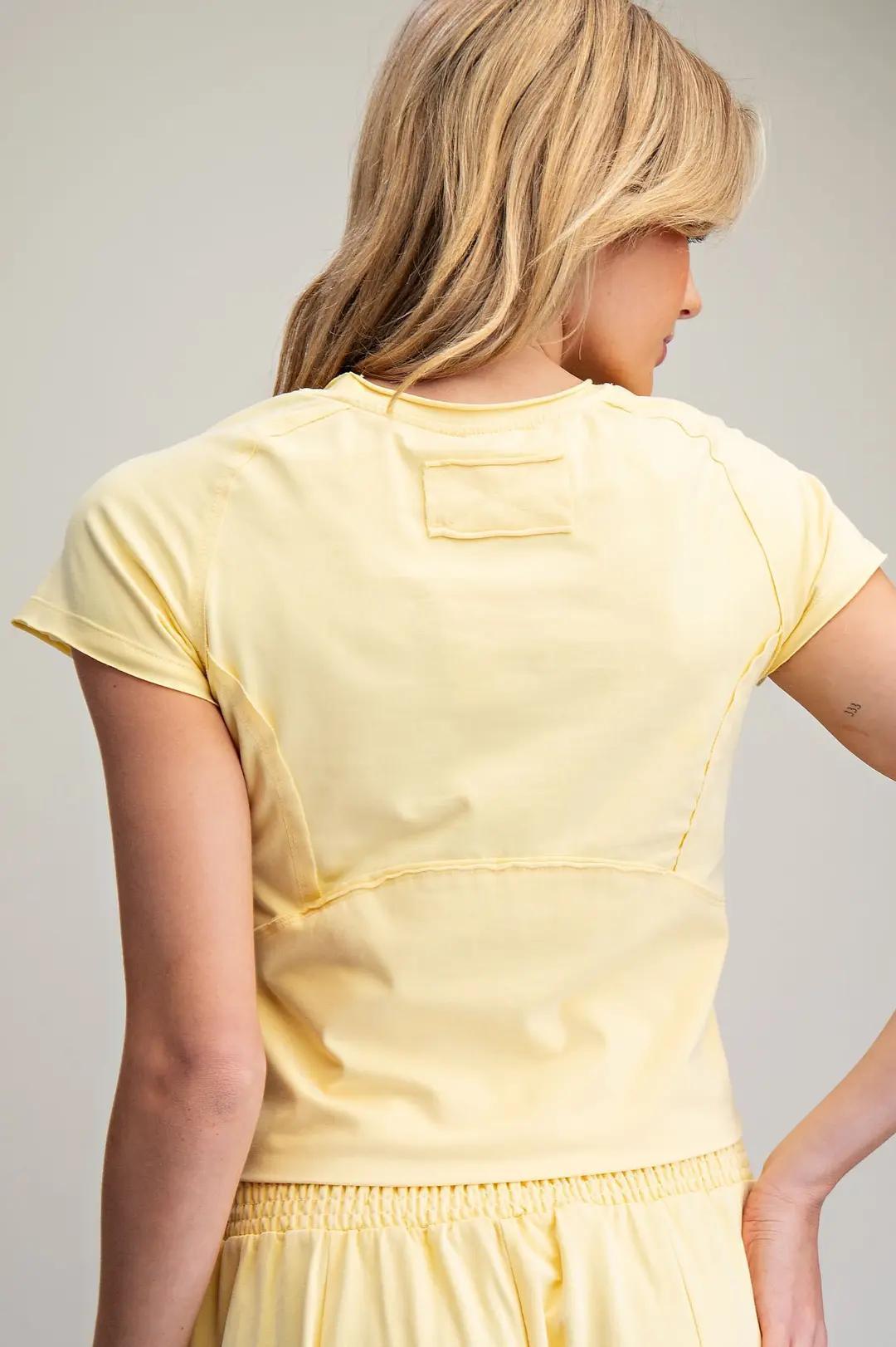 Butter Yellow Pants Set