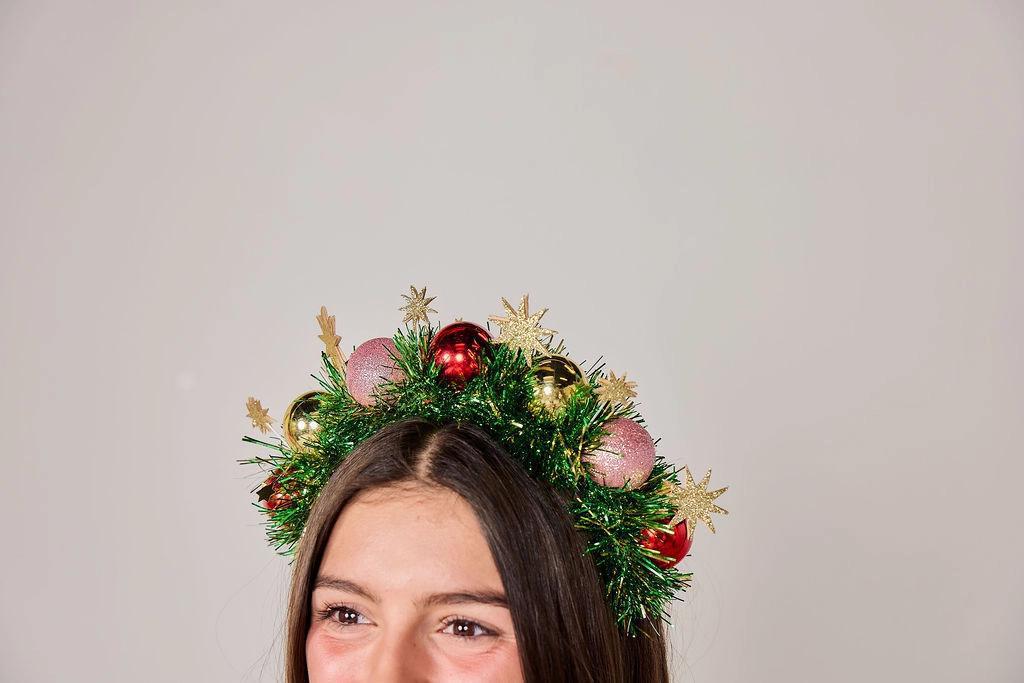 Deck the Halls Wreath Headband