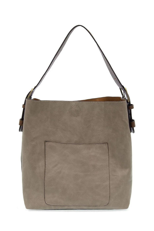 New Heathered Grey Hobo with Coffee Handle
