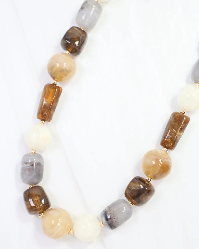 Mikela Brown Multi Necklace