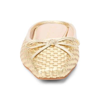 Remy Gold Weave Flat