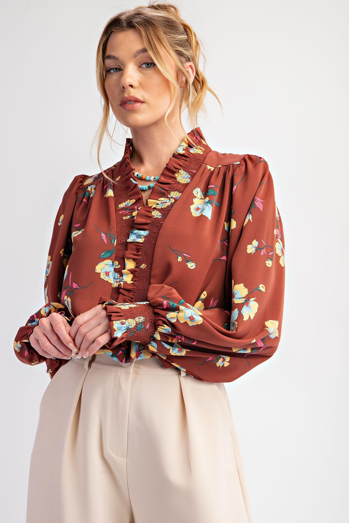 Espresso Sophia Blouse