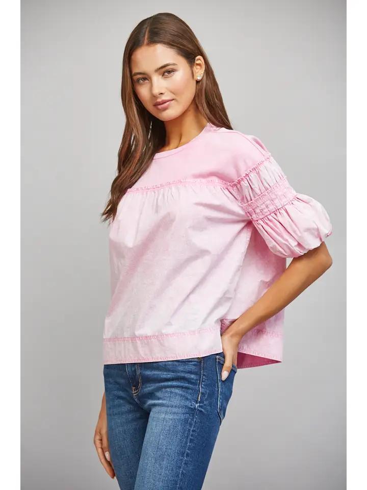 Prism Pink Mineral Washed Top