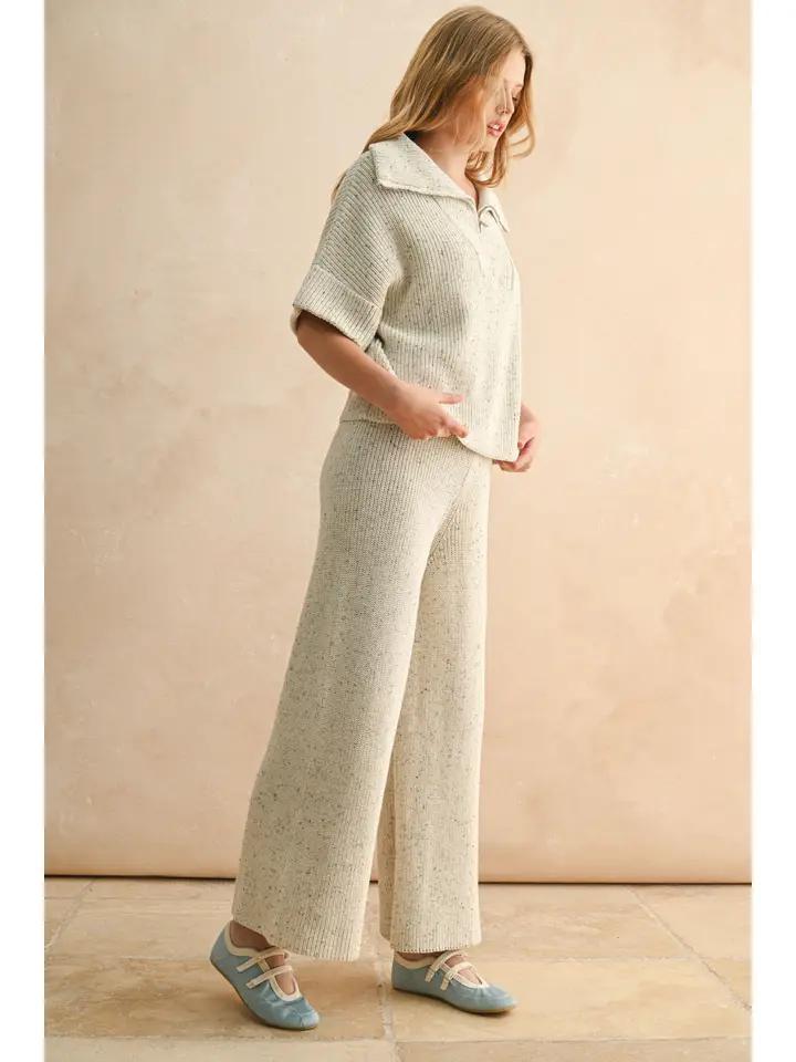 Salt and Pepper Sweater Set