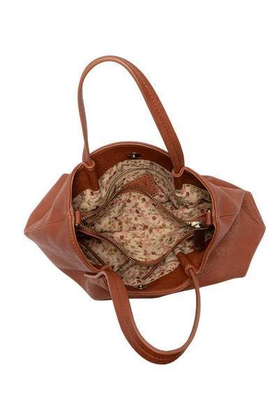 Saddle Niki Pleated Satchel Crossbody