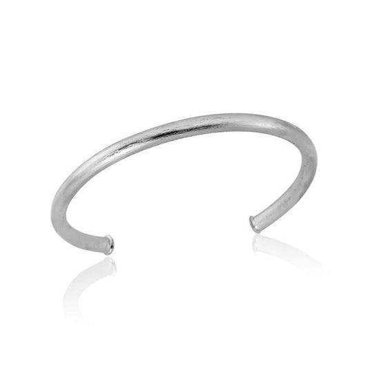 Juliet Cuff - Brushed Silver Plated