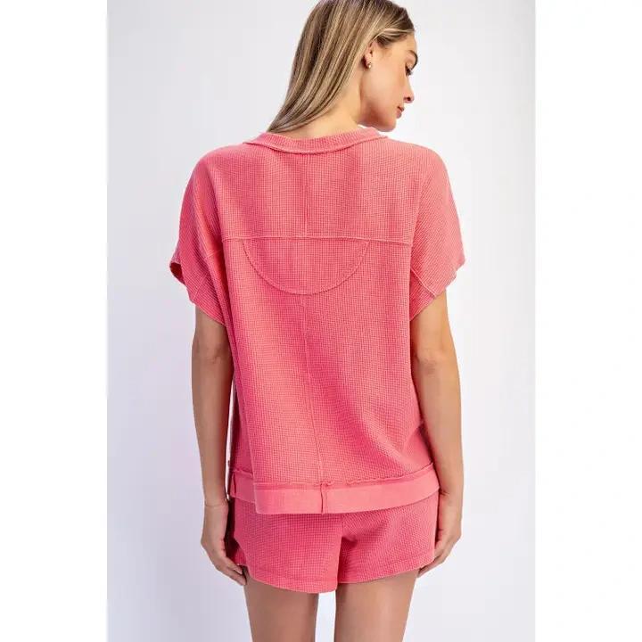 Strawberry Honey Comb Pants Set