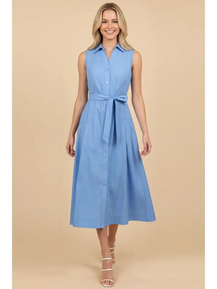 Urban Blue A-Line Shirt Dress