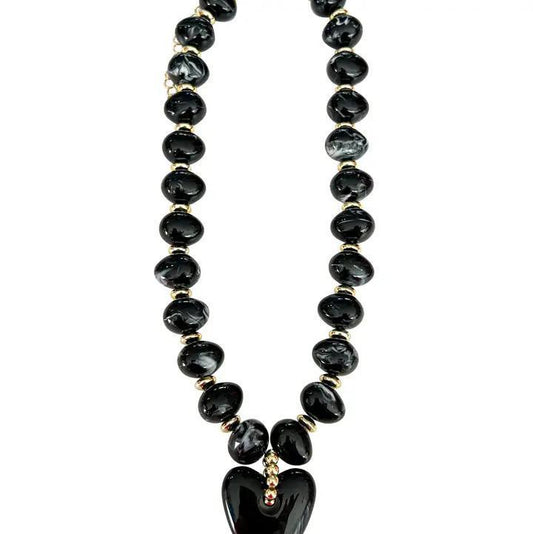 Athens Black Necklace
