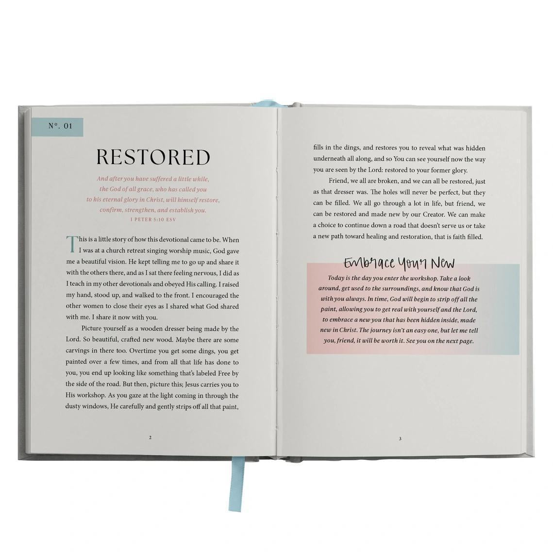Embrace Your New Devotional Book