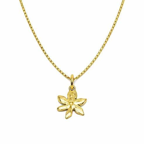 Sheila Flower Charm Necklace