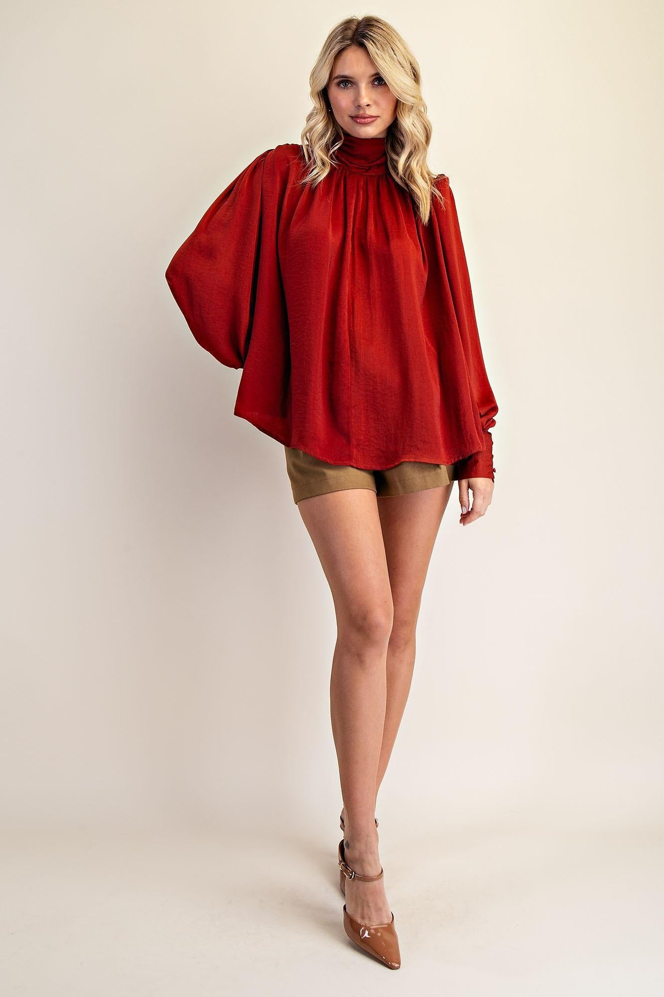 Sienna High Neck Blouse