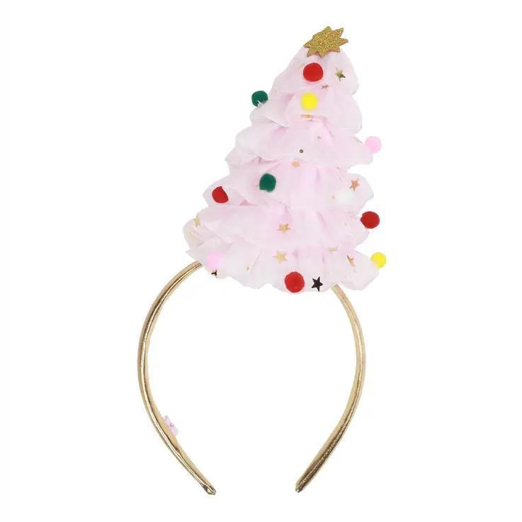 Tree Pink Tulle Headband
