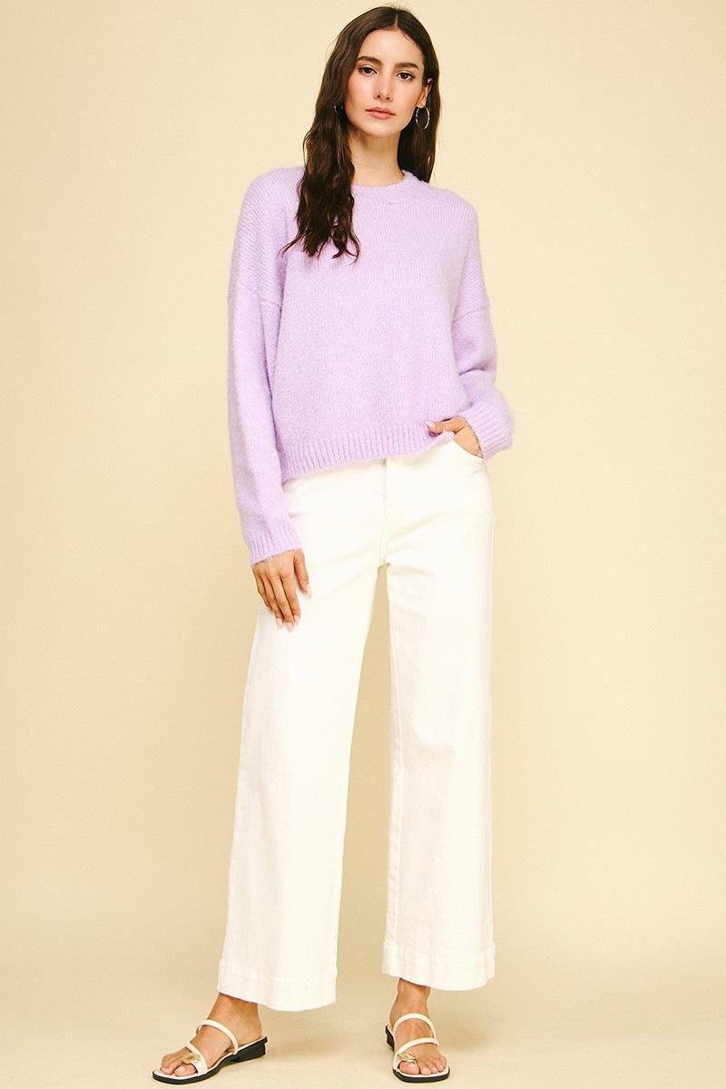 Lavender Pullover Sweater